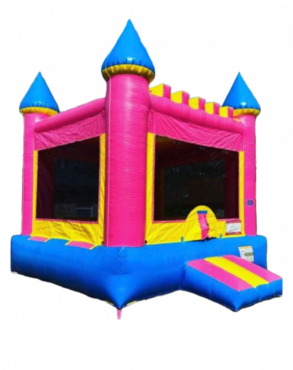 Pink Castle Bounce House